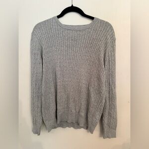 Kim Rogers Gray Ribbed Sweater